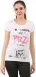 Solid Women's Round Neck White T-Shirt