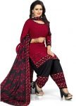 Saara Crepe Printed Salwar Suit Dupatta Material  (Un-stitched)