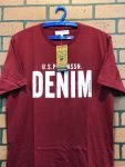Denim Red Tshirt